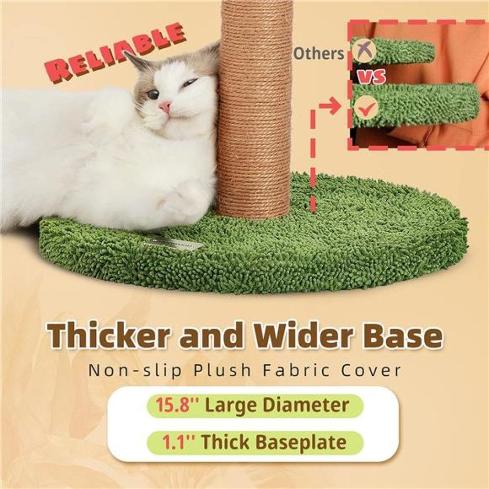 Cat Scratching Post 33 inch Tall Scratching Post with Sisal Rope Cat Scratcher - Picture 4 of 5